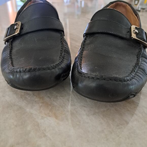 BALLY Women's Alta Classic Driving Moc Loafer in Black Leather Size 38/7.5 - Picture 8 of 12